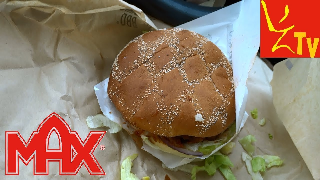 Wegański burger BBQ i toaleta MAX BURGERS
