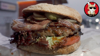 Rewelacyjny burger z baleronem BURGER WOOZ Bielsko Biała/Żywiec